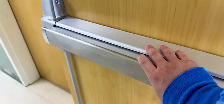 Installing a Push Bar on a Door Severna Park